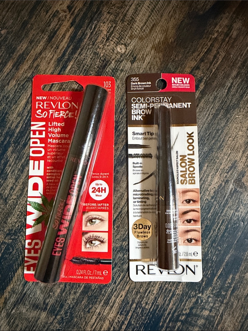 Revlon Black Mascara & Brown Brow Tint Duo